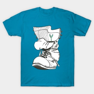 Plant in a boot T-Shirt